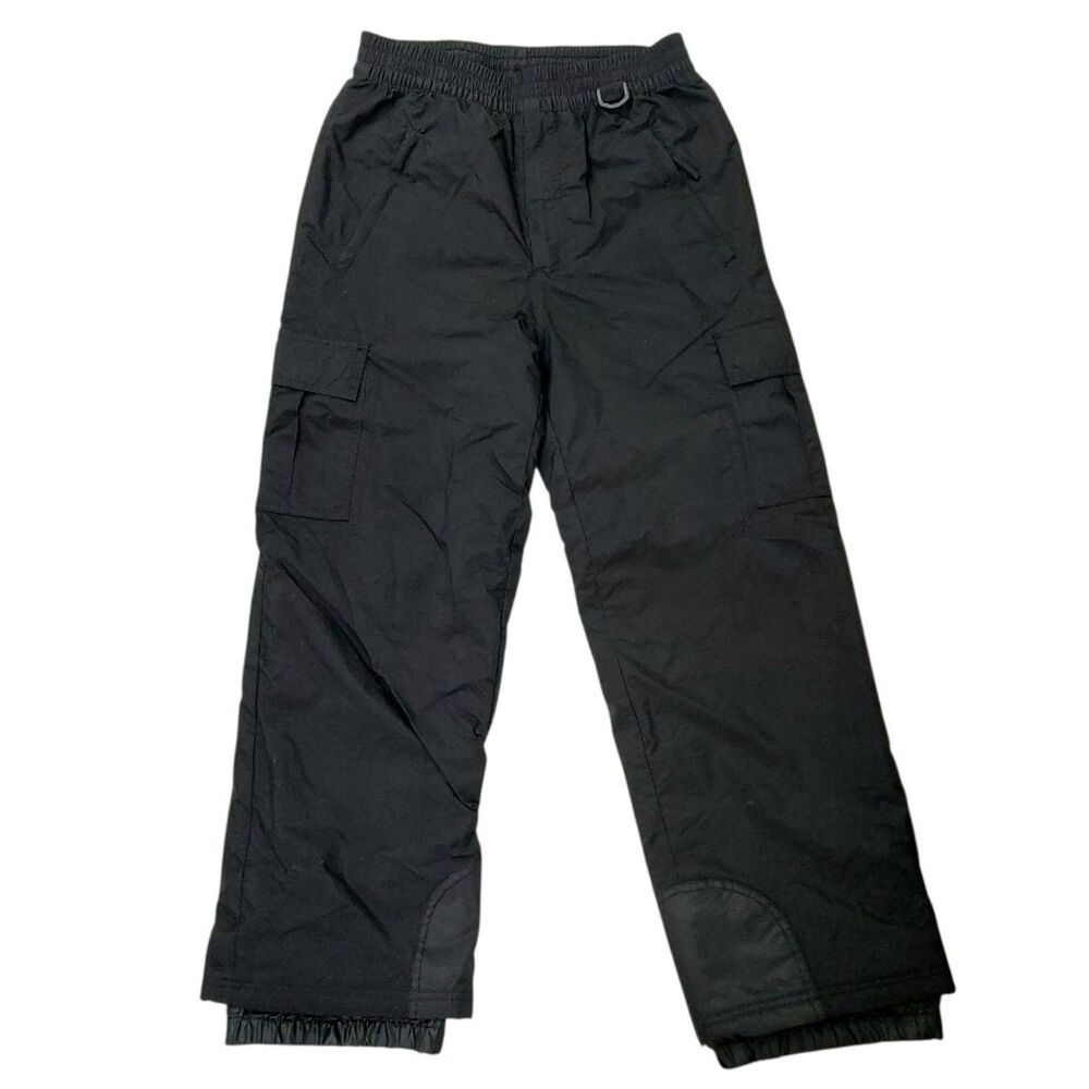 Sport Essentials Mens Small Black Snow Pants Insulated Waterproof Ski Snowboard